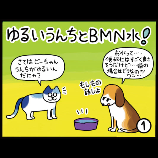 ゆるいうんちとビーミーニー水！