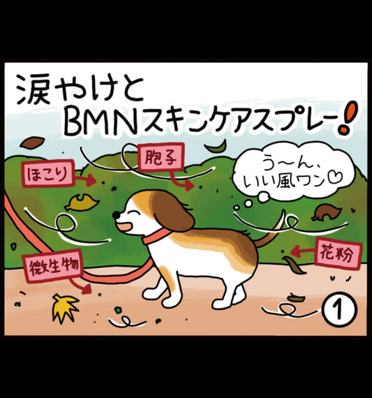 涙やけとビーミーニー スキンケアスプレー！