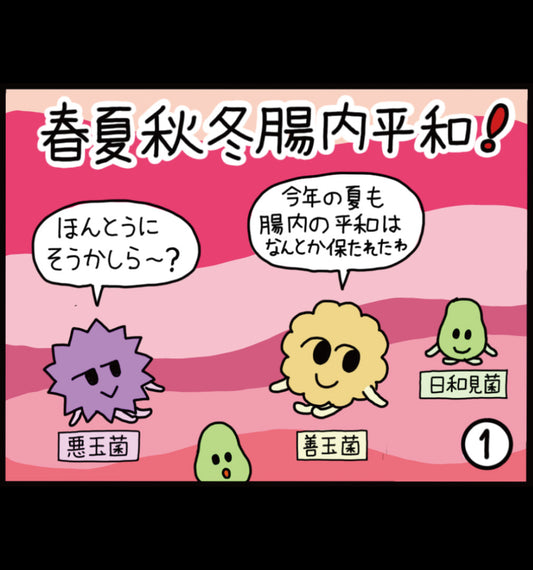 春夏秋冬 腸内平和！